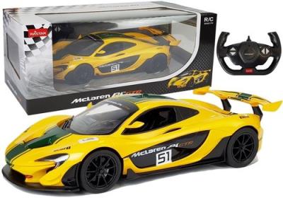 Auto R/C McLaren P1 GTR Rastar 1:14 Żółte na pilota. Wydawca: Lean Toys. SmakLiter.pl Opakowanie Auto R/C McLaren P1 GTR Rastar 1:14 Żółte na pilota