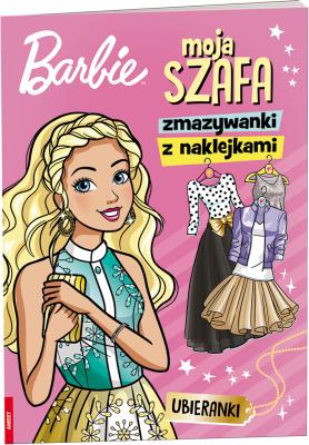 Okładka książki Barbie. Moja szafa. Zmazywanki z naklejkami