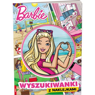 Okładka książki Barbie Wyszukiwanki z naklejkami/SF1101