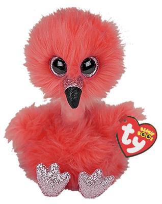 Opakowanie Beanie Boos Franny - Flaming z długą szyją 24cm