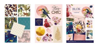 Opakowanie Blok kreatywny A4 z naklejkami Art Deco