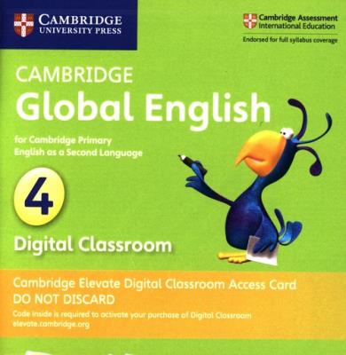 Cambridge Global English 4 Cambridge Elevate Digital Classroom Access Card. Wydawca: Cambridge University Press. SmakLiter.pl Opakowanie Cambridge Global English 4 Cambridge Elevate Digital Classroom Access Card
