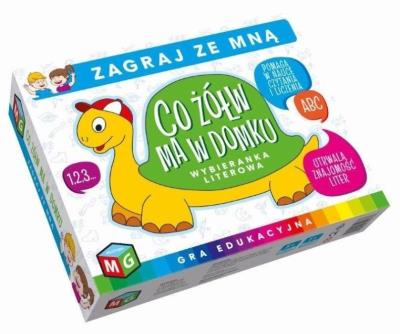 Co żółw ma w domku- zagraj ze mną. Wydawca: MULTIGRA. SmakLiter.pl Opakowanie Co żółw ma w domku- zagraj ze mną
