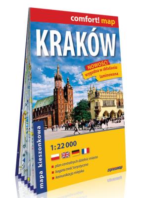 Okładka książki Comfort! map Kraków 1:20 000 plan miasta