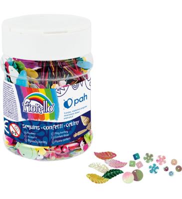 Confetti cekiny mix FIORELLO. Wydawca: Fiorello. SmakLiter.pl Opakowanie Confetti cekiny mix FIORELLO