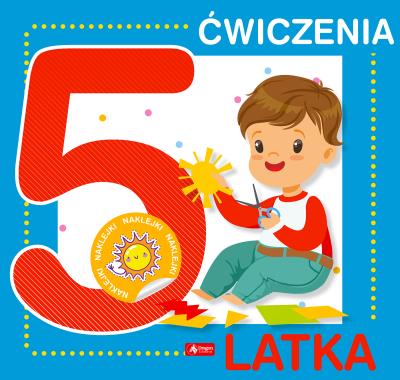 Okładka książki Ćwiczenia 5-latka z naklejkami