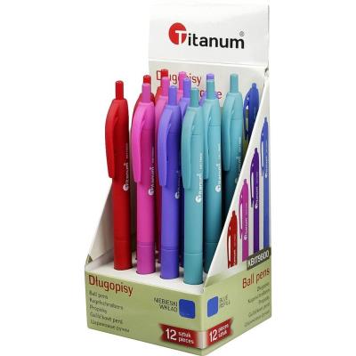 Opakowanie Długopis Soft 0,7 niebieski mix (12szt)