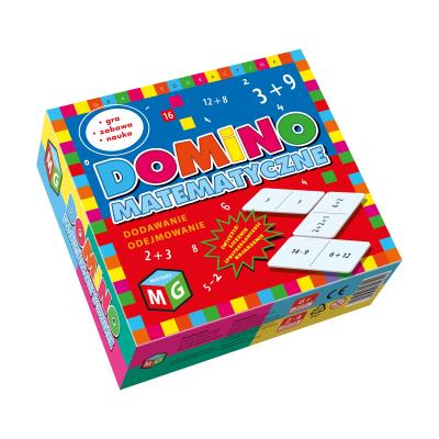 Domino matematyczne dodawanie i odejmowanie. Wydawca: MULTIGRA. SmakLiter.pl Opakowanie Domino matematyczne dodawanie i odejmowanie