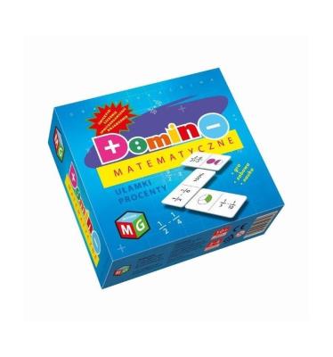 Opakowanie Domino matematyczne ułamki