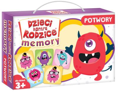 Opakowanie Dzieci kontra Rodzice. Memory Potwory