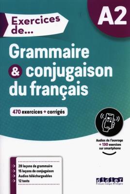 Okładka książki Exercices de Grammaire et conjugaison A2 + online