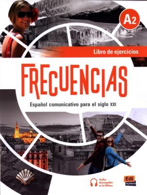Frecuencias A2 ćwiczenia + audio online. Autor: Fernández Francisca, Emilio Marín y Francisco Rivas, Rivas Francisco. SmakLiter.pl Okładka książki Frecuencias A2 ćwiczenia + audio online