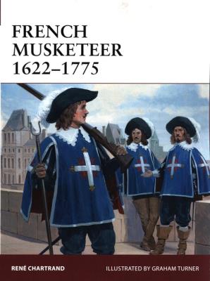French Musketeer 1622-1775. Autor: Rene Chartrand. SmakLiter.pl Okładka książki French Musketeer 1622-1775