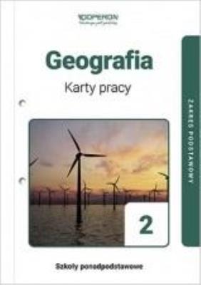Okładka książki Geografia LO 2 Karty pracy ZP OPERON