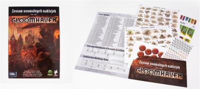 Opakowanie Gloomhaven - Zestaw usuwalnyach naklejek ALBI