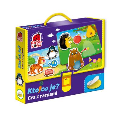 Gra z rzepami Kto co je?. Wydawca: Roter Kafer. SmakLiter.pl Opakowanie Gra z rzepami Kto co je?