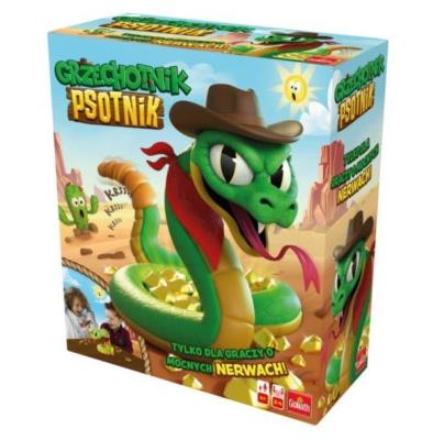 Grzechotnik Psotnik. Wydawca: Goliath. SmakLiter.pl Opakowanie Grzechotnik Psotnik