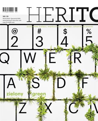 Herito nr.39 Zielony. Autor: Opracowanie zbiorowe. SmakLiter.pl Okładka książki Herito nr.39 Zielony