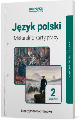 Język polski LO 2 Maturalne karty pracy ZR cz.1-2. Autor: Steblecka-Jankowska Magdalena, Renata Janicka-Szyszko, Urszula Jagiełło. SmakLiter.pl Okładka książki Język polski LO 2 Maturalne karty pracy ZR cz.1-2