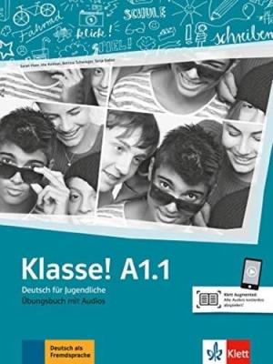 Klasse! A1.1 ćwiczenia + audio online. Autor:   Praca zbiorowa. SmakLiter.pl Okładka książki Klasse! A1.1 ćwiczenia + audio online