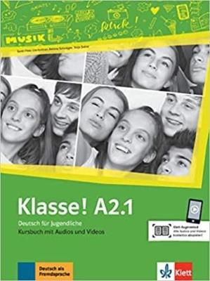 Okładka książki Klasse! A2.1 Podręcznik + audio + DVD online