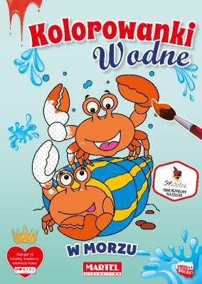Okładka książki Kolorowanka wodna W morzu