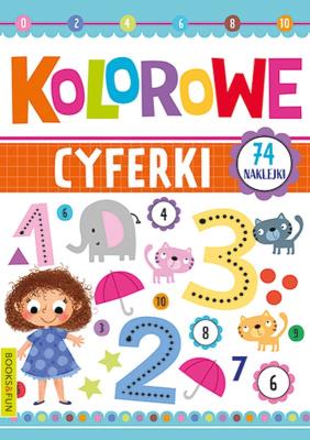 Okładka książki Kolorowe cyferki