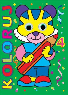 Okładka książki Koloruj 4
