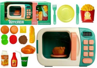Kuchenka Mikrofalowa Obracająca się Zielona. Wydawca: Lean Toys. SmakLiter.pl Opakowanie Kuchenka Mikrofalowa Obracająca się Zielona