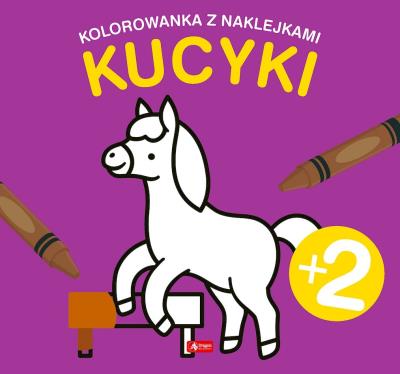 Okładka książki Kucyki. Kolorowanka z naklejkami