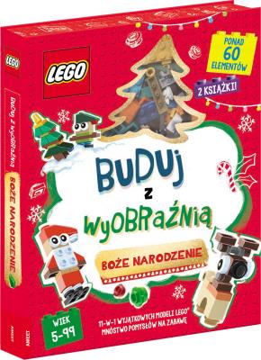 Okładka książki Lego Iconic. Buduj z wyobraźnią. Boże Narodzenie