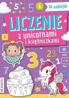 Okładka książki Liczenie z unicornami i księżniczkami