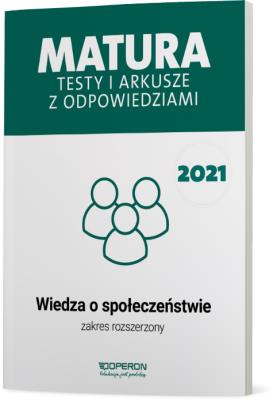Okładka książki LO. Wiedza o społeczeństwie. Matura 2023. Testy i arkusze ZR dla szkół ponadgimnazjalnych