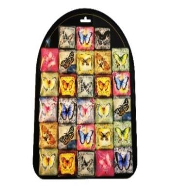 Opakowanie Magnes Motyl kwadrat ROZETTE