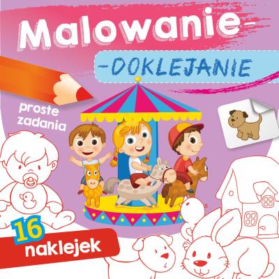 Okładka książki Malowanie-doklejanie. Proste zadania