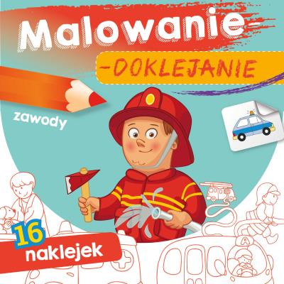 Okładka książki Malowanie-doklejanie. Zawody