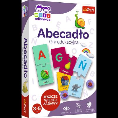 Mały odkrywca - Abecadło. Wydawca: Trefl. SmakLiter.pl Opakowanie Mały odkrywca - Abecadło