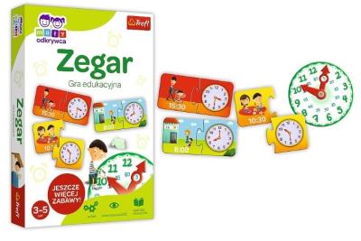 Mały odkrywca - Zegar TREFL. Wydawca: Trefl. SmakLiter.pl Opakowanie Mały odkrywca - Zegar TREFL
