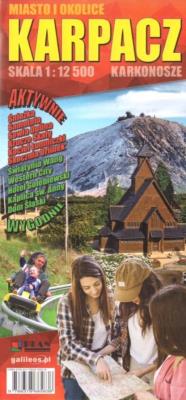 Okładka książki Mapa dla aktywnych - Karpacz 1:12 500