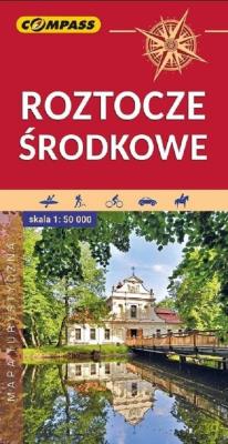 Mapa tur. - Roztocze środkowe 1:50 000 w.2020. Autor:   Praca zbiorowa. SmakLiter.pl Okładka książki Mapa tur. - Roztocze środkowe 1:50 000 w.2020
