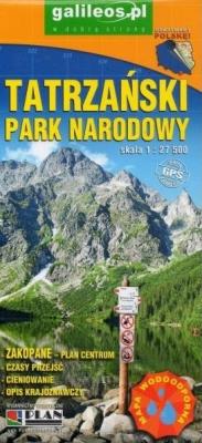 Okładka książki Mapa turyst. - Tatrzański Park Narodowy 1:27 500
