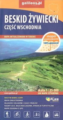 Okładka książki Mapa turystyczna - Beskid żywiecki 1:25 000