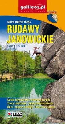 Okładka książki Mapa turystyczna - Rudawy Janowickie 1:25 000