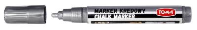 Opakowanie Marker kredowy 4,45mm srebrny (10szt) TOMA