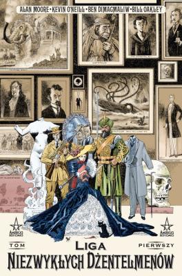 Mistrzowie komiksu. Liga niezw. dżentelmenów T.1. Autor: Moore Alan, Kevin ONeil. SmakLiter.pl Okładka książki Mistrzowie komiksu. Liga niezw. dżentelmenów T.1