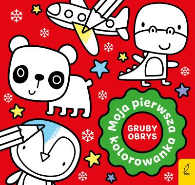 Okładka książki Moja pierwsza kolorowanka z grubym obrysem