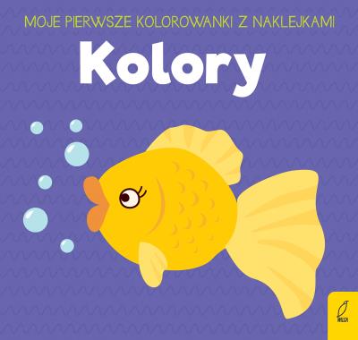 MOJE KOLOOWANKI Z NAKLEJKAMI KOLORY. Autor: Opracowanie zbiorowe. SmakLiter.pl Okładka książki MOJE KOLOOWANKI Z NAKLEJKAMI KOLORY