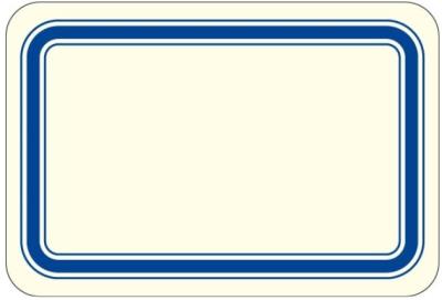 Opakowanie Naklejki dekoracyjne ETK 037 Niebieskie 4szt ROSSI