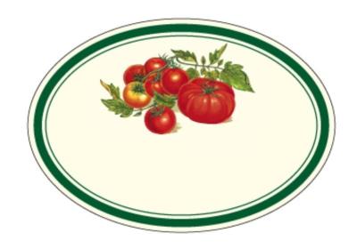 Opakowanie Naklejki dekoracyjne ETK 219 Pomidory 6szt ROSSI