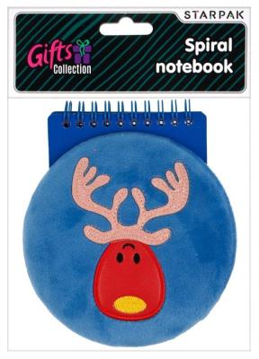 Opakowanie Notes na spirali Renifer